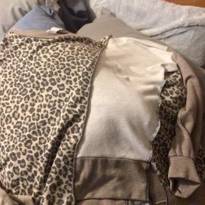 Bibi top with uneven hem